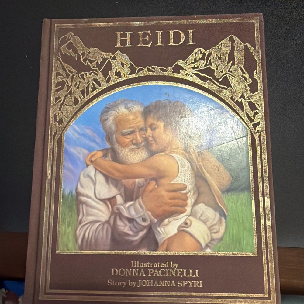 HEIDI by Johanna Spyri & Illustrated - Donna Pacinelli 1986 Unicorn HAYLEY MILL!
